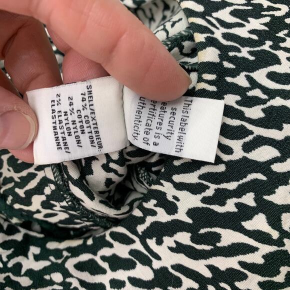 Diane von Furstenberg Size XS Pele Snake Wave Jacquard Green Shift Dress READ - Picture 12 of 16